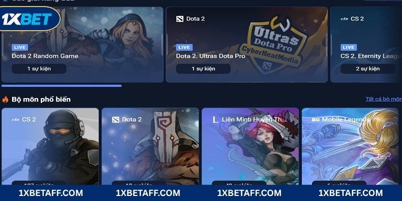 Trải nghiệm Esports với nhiều trò thú vị